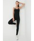 Legginsy Emporio Armani Underwear legginsy damskie kolor czarny z nadrukiem