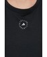 Bluzka Adidas By Stella Mccartney adidas by Stella McCartney top treningowy HA8971 kolor czarny