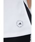 Bluzka Adidas By Stella Mccartney adidas by Stella McCartney top treningowy HA8972 kolor biały