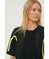 Bluzka Adidas By Stella Mccartney adidas by Stella McCartney t-shirt do biegania Truepace kolor czarny