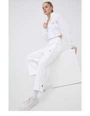 Spodnie adidas by Stella McCartney spodnie dresowe HD0692 damskie kolor biały gładkie - Answear.com Adidas By Stella Mccartney