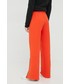 Spodnie Adidas By Stella Mccartney adidas by Stella McCartney spodnie dresowe H59285 damskie kolor pomarańczowy z nadrukiem