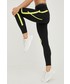 Legginsy Adidas By Stella Mccartney adidas by Stella McCartney legginsy do biegania damskie kolor czarny z nadrukiem
