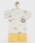 Piżama dziecięca Jamiks piżama dziecięca kolor żółty wzorzysta