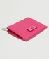 Portfel Mango portfel damski kolor różowy