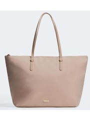 Shopper bag torebka Julia kolor beżowy - Answear.com Mango