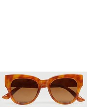 Okulary okulary przeciwsłoneczne Mafalda damskie kolor brązowy - Answear.com Mango