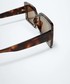 Okulary Mango okulary przeciwsłoneczne Clara damskie kolor brązowy