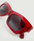 Okulary Mango okulary przeciwsłoneczne Alex damskie kolor czerwony