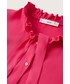 Bluzka Mango bluzka Fru damska kolor różowy gładka