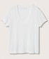 Bluzka Mango t-shirt Vispi damski kolor biały