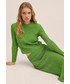 Spódnica Mango spódnica kolor zielony midi ołówkowa