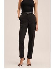 Spodnie spodnie Boreal damskie kolor czarny proste high waist - Answear.com Mango