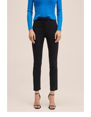 Spodnie spodnie Cola damskie kolor czarny dopasowane medium waist - Answear.com Mango