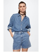 Spodnie szorty jeansowe Regina damskie gładkie high waist - Answear.com Mango