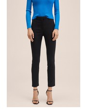 Spodnie spodnie Cola damskie kolor czarny proste medium waist - Answear.com Mango