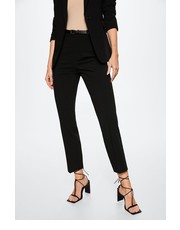 Spodnie spodnie Boreal damskie kolor czarny proste medium waist - Answear.com Mango