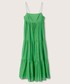 Sukienka Mango sukienka bawełniana Zamora kolor zielony midi oversize