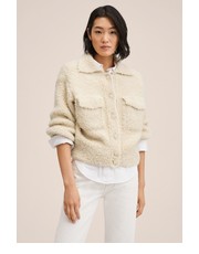 Sweter kardigan Jacinto damski kolor beżowy ciepły - Answear.com Mango