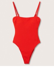 Strój kąpielowy strój kąpielowy Mambo kolor czerwony lekko usztywniona miseczka - Answear.com Mango