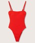 Strój kąpielowy Mango strój kąpielowy Mambo kolor czerwony lekko usztywniona miseczka