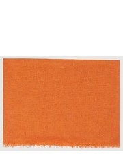 Szalik szal Peachy damski kolor pomarańczowy gładka - Answear.com Mango