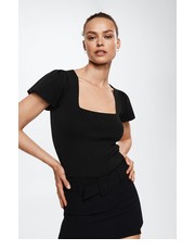 Top damski t-shirt Grana damski kolor czarny - Answear.com Mango