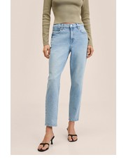 Jeansy jeansy Newmom damskie high waist - Answear.com Mango