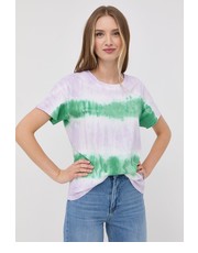 Bluzka t-shirt bawełniany kolor fioletowy - Answear.com Silvian Heach