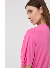 Bluzka t-shirt bawełniany damska kolor różowy - Answear.com Silvian Heach