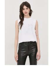 Bluzka top bawełniany kolor biały - Answear.com Silvian Heach