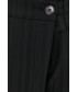 Spodnie Silvian Heach szorty damskie kolor czarny gładkie high waist