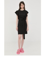 Sukienka sukienka bawełniana kolor czarny mini prosta - Answear.com Silvian Heach