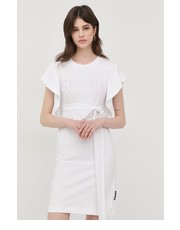 Sukienka sukienka bawełniana kolor biały mini prosta - Answear.com Silvian Heach