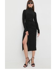 Sukienka sukienka kolor czarny midi dopasowana - Answear.com Silvian Heach