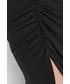 Sukienka Silvian Heach sukienka kolor czarny midi dopasowana