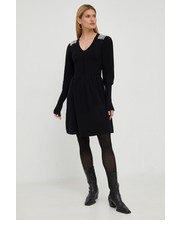 Sukienka sukienka kolor czarny mini rozkloszowana - Answear.com Silvian Heach