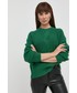Sweter Silvian Heach sweter z domieszką wełny damski kolor zielony