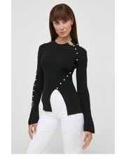 Sweter sweter z domieszką wełny damski kolor czarny lekki - Answear.com Silvian Heach