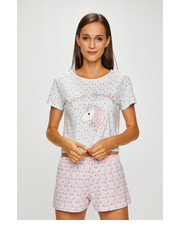 piżama - Piżama +opaska na oczy LPJ505UNICORN.S - Answear.com