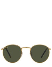 Okulary okulary przeciwsłoneczne New Round kolor złoty - Answear.com Ray-Ban