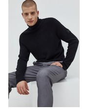 Sweter męski sweter bawełniany JCOCLASSIC męski kolor czarny lekki z golferm - Answear.com Jack & Jones