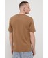 T-shirt - koszulka męska Jack & Jones T-shirt bawełniany kolor brązowy z nadrukiem