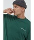 T-shirt - koszulka męska Jack & Jones t-shirt bawełniany JORTYPECHEST kolor zielony z nadrukiem