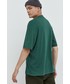 T-shirt - koszulka męska Jack & Jones t-shirt bawełniany JORTYPECHEST kolor zielony z nadrukiem