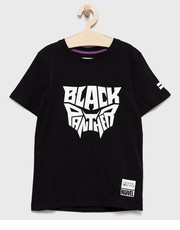 Koszulka t-shirt bawełniany dziecięcy kolor czarny z nadrukiem - Answear.com Jack & Jones