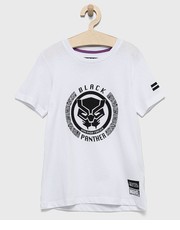 Koszulka t-shirt bawełniany dwustronny kolor biały z nadrukiem - Answear.com Jack & Jones