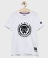 Koszulka Jack & Jones t-shirt bawełniany dwustronny kolor biały z nadrukiem