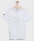 Koszulka Jack & Jones t-shirt bawełniany dwustronny kolor biały z nadrukiem