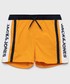 Spodnie Jack & Jones szorty kąpielowe dziecięce kolor pomarańczowy